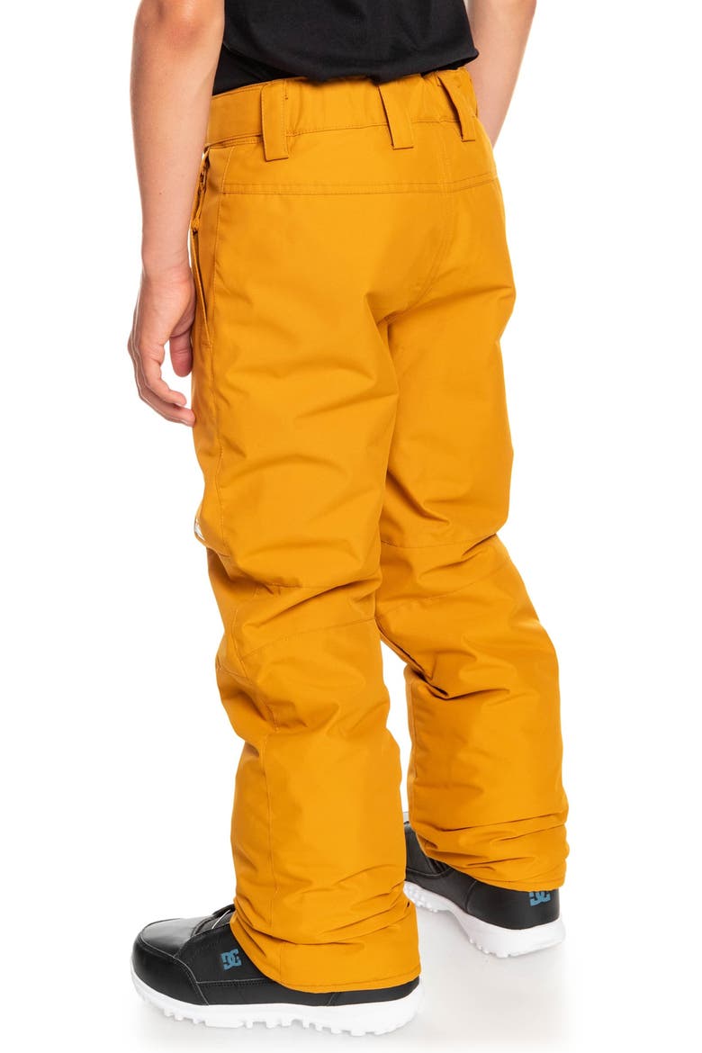 Kids' Estate Waterproof Snow Pants, Alternate, color, BUCKTHORN BROWN