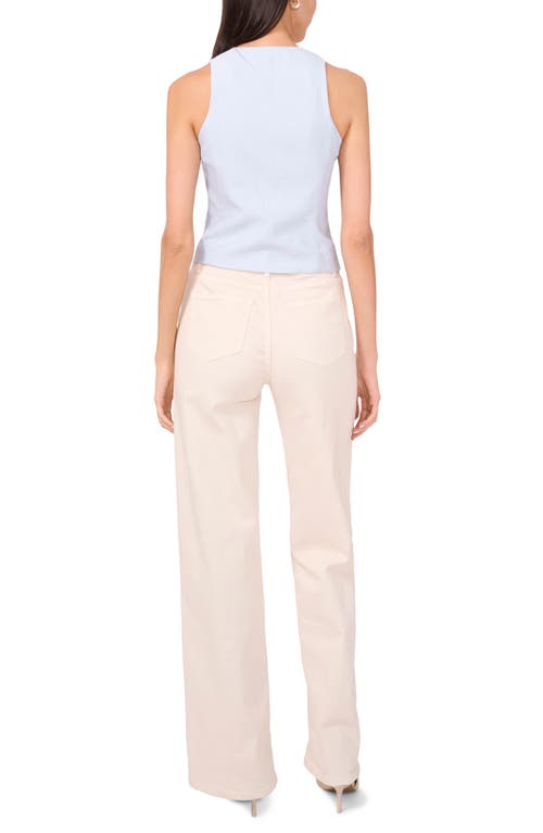 1.state Buton-up Vest In Angel Blue