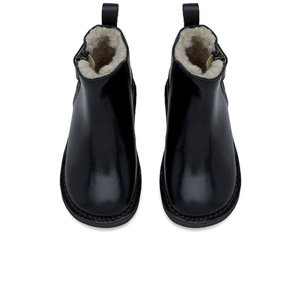 Young Soles Winston Wool Kids Ankle  Bootking Boot, Alternate, color, Black