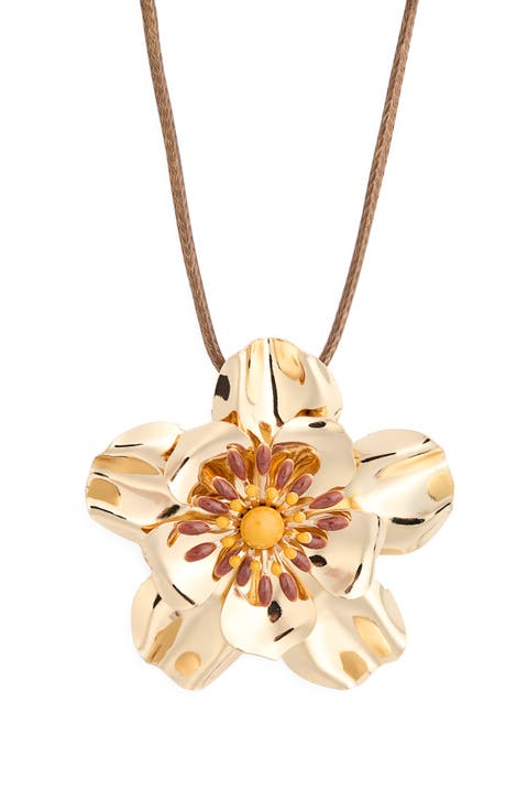 Floral Pendant Necklace