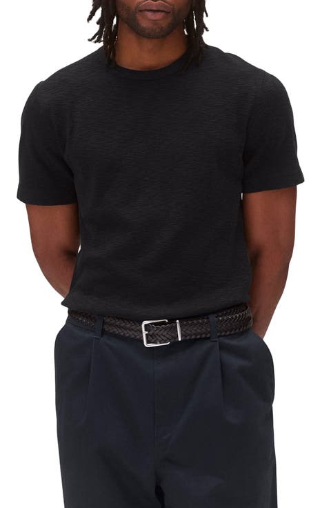 Slim Fit 1x1 Slub Cotton T-Shirt