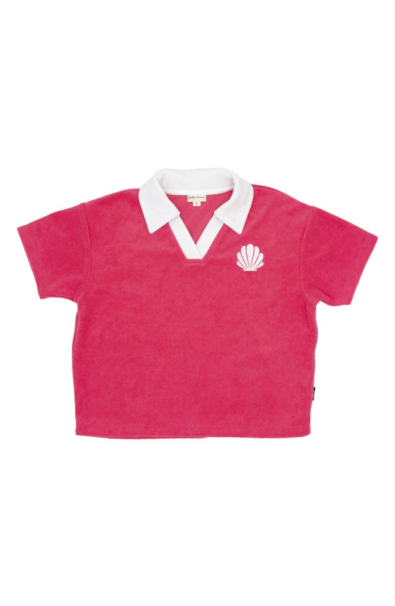 Feather 4 Arrow Kids' Shell Yeah Resort Terry Polo, Main, color, 