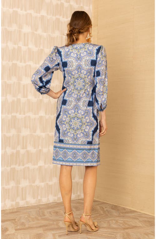 Hale Bob Avah Jersey Midi Dress In Blue