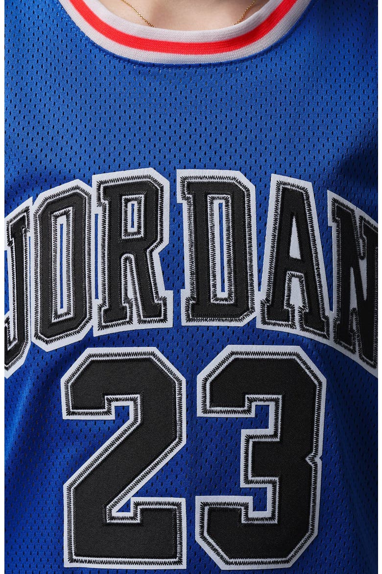 Kids' Jordan 23 Mesh Basketball Tank, Alternate, color, GAME ROYAL/ BLACK