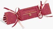 A Littles & Co Christmas Gift Box 'Happy Holidays' Bracelet in Gold-Tone Plating