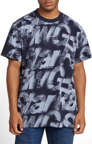 G-STAR Sprayed Letters Loose Organic Cotton T-Shirt