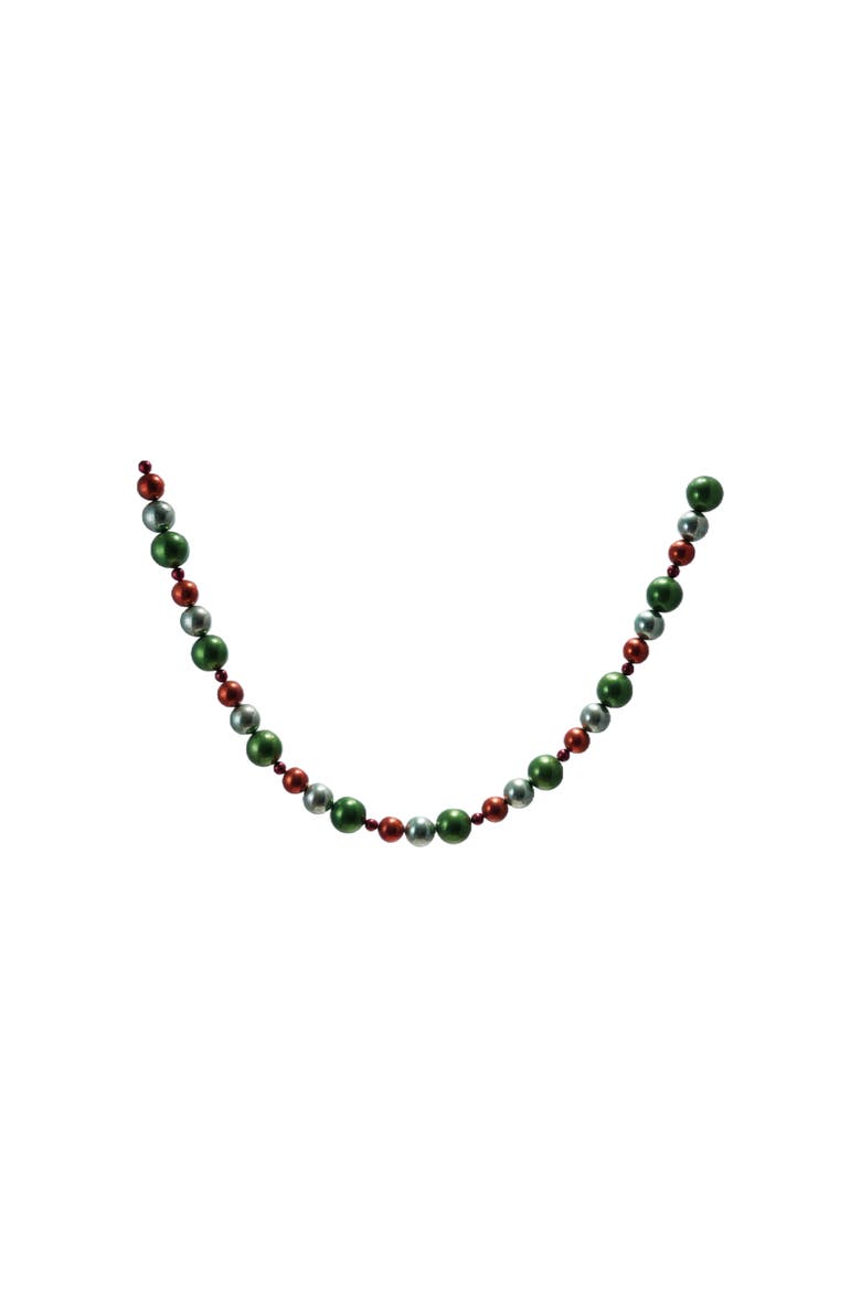 Plastic Ball Garland, Multicolor, Main, color, Green