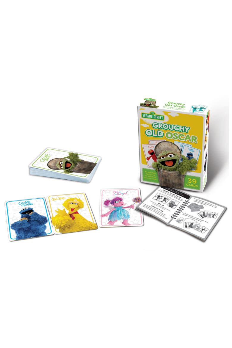 Sesame Street - Grouchy Oscar Card Game, Alternate, color, Multicolor