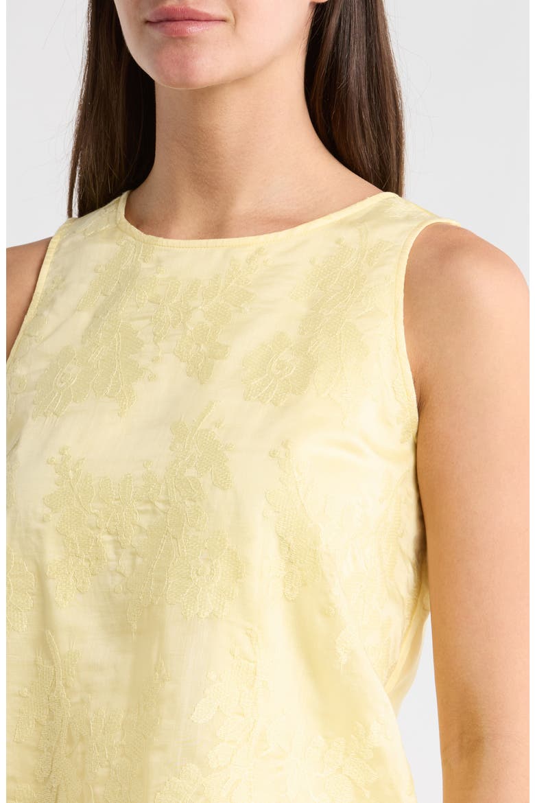 Lace Overly Tank, Alternate, color, LEMON CREAM