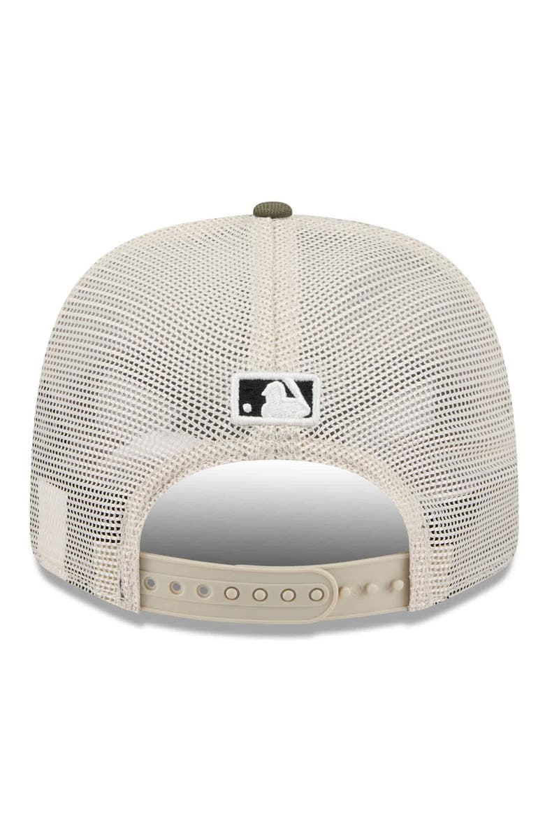 New Era Men's New Era Light Beige/Olive Minnesota Twins 2025 Armed Forces Day 9SEVENTY Stretch-Snap Hat, Alternate, color, Light Beige