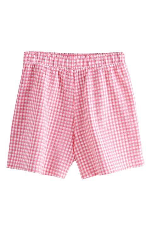 Kids' Cotton Gingham Shorts (Big Kid)