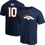 FANATICS Men's Fanatics Bo Nix Navy Denver Broncos Big & Tall Player Name & Number T-Shirt
