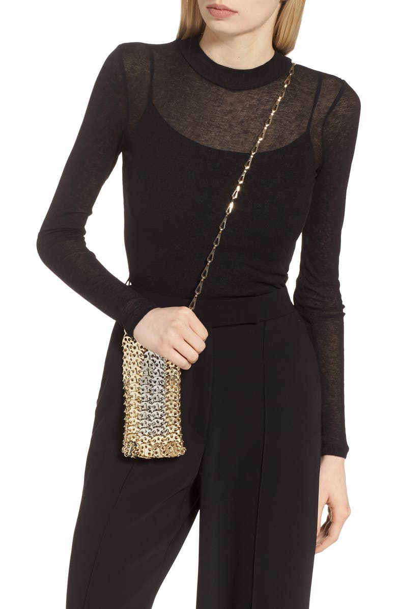 Rabanne paco rabanne Mini Bicolor 1969 Crossbody Bag, Alternate, color,