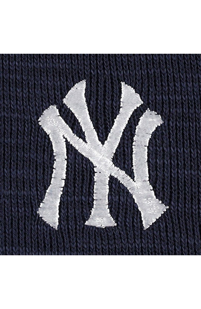 Tommy Bahama Men's Tommy Bahama Navy New York Yankees Tobago Bay Tri-Blend Half-Zip Jacket, Alternate, color,