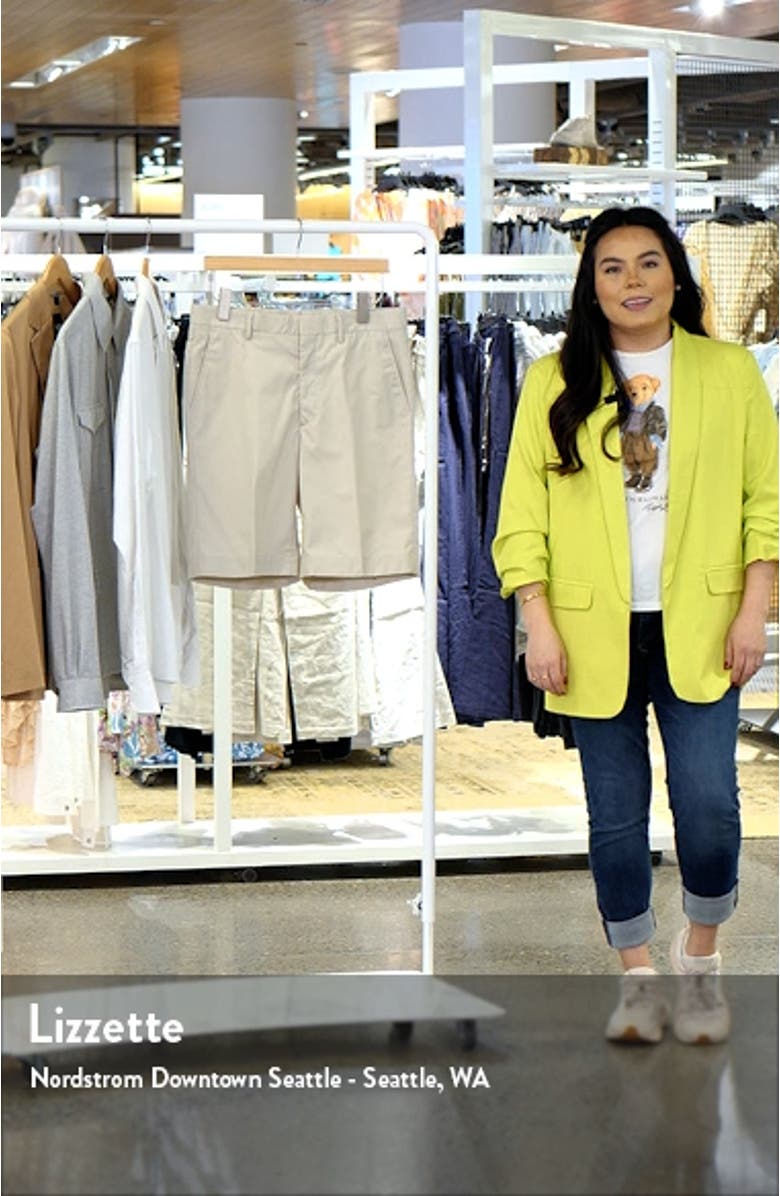 Prime Pleated Poplin Shorts, sales video thumbnail