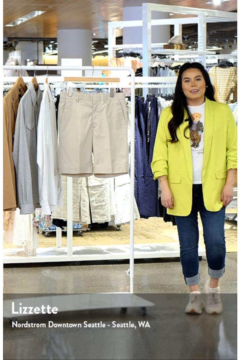 Prime Pleated Poplin Shorts video