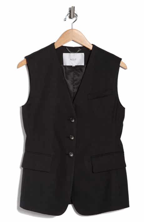 A.L.C. Noa Linen Blend Vest