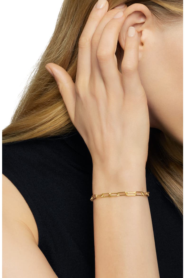 DY Madison® Chain Bracelet in 18K Yellow Gold, 4mm, Alternate, color, 18K YELLOW GOLD