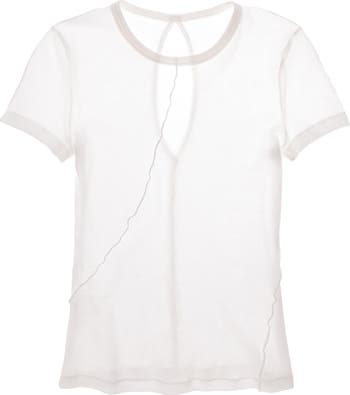Exposed Seam Rib T-Shirt