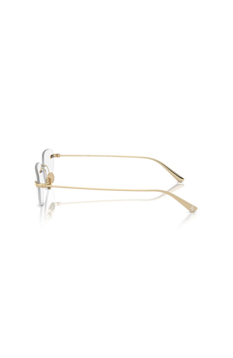 Ferrari 55mm Irregular optical glasses, Alternate, color, Gold