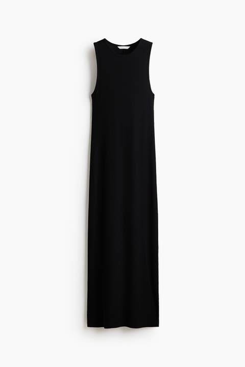 Rib-knit Maxi Dress