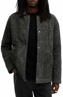 AllSaints Dakota Quilted Suede Jacket