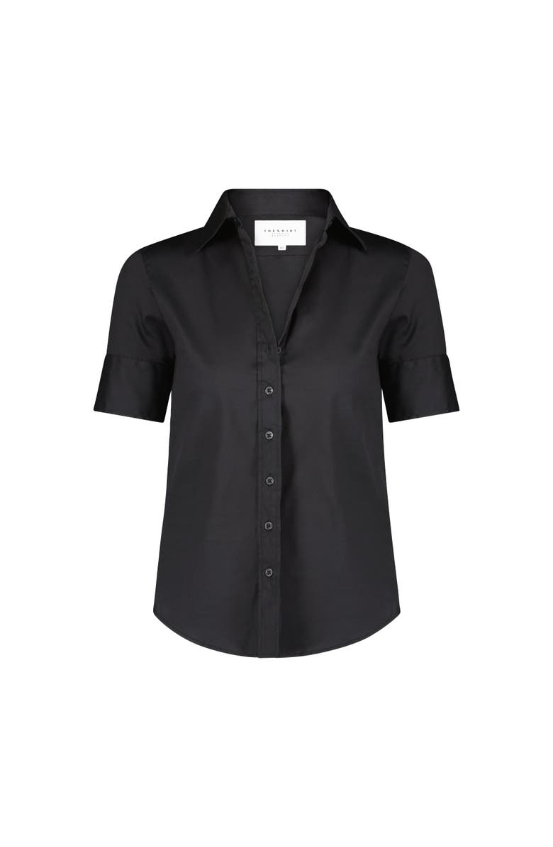 The Shirt by Rochelle Behrens The Short Sleeve Shirt, Alternate, color, Black