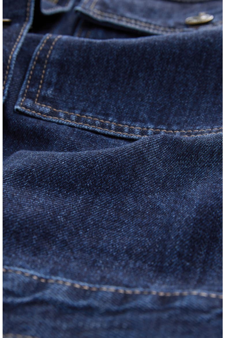 Two Tone Denim Jacket, Alternate, color, BLUE