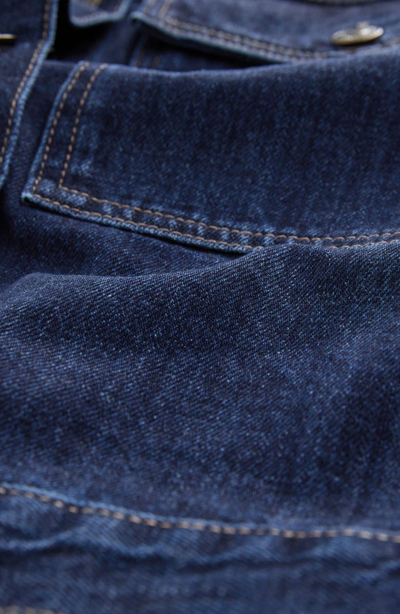 NEXT Two Tone Denim Jacket, Alternate, color, Blue