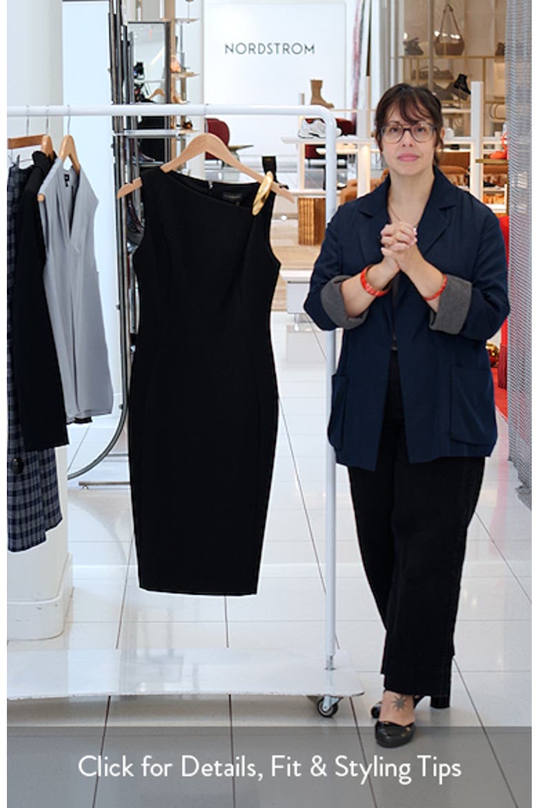 Asymmetric Hardware Sheath Dress video