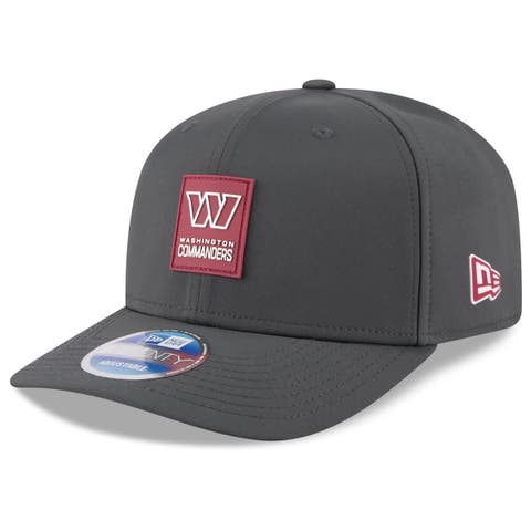 Men's New Era Charcoal Washington Commanders 2025 Sideline Cold Weather 9SEVENTY Adjustable Hat