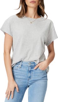 PAIGE Ren Cotton & Linen Blend T-Shirt