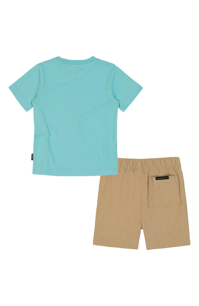 Quiksilver Logo T-Shirt & Woven Shorts Set, Alternate, color, 