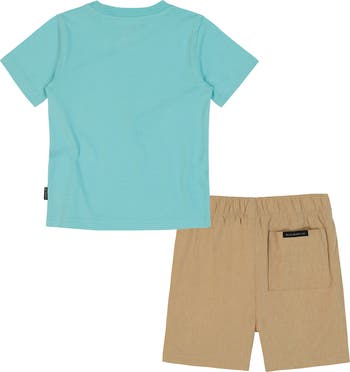 Logo T-Shirt & Woven Shorts Set