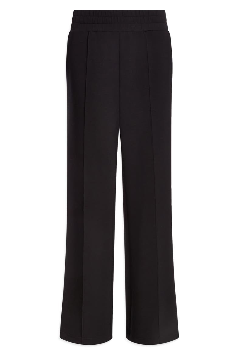 The Wide Leg 30-Inch Track Pants, Alternate, color, BLACK