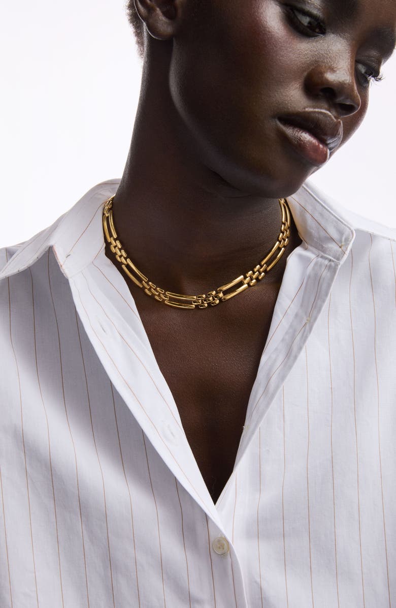 Susan Caplan 1970s Vintage Monet Watchband Collar, Alternate, color, Monet