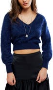Free People Felicia Brushed Cashmere V-Neck Sweater