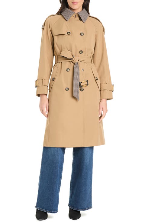 Water Resistant Double Breasted Trench Coat
