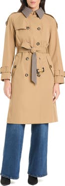 Vince Camuto Water Resistant Double Breasted Trench Coat