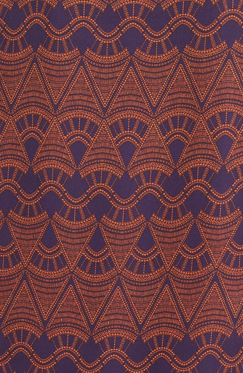 En Crème Print Woven Shift Dress, Alternate, color, 