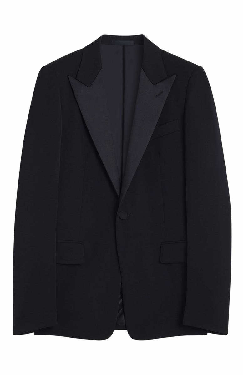 Lanvin SATIN COLLAR TUXEDO JACKET, Alternate, color, 