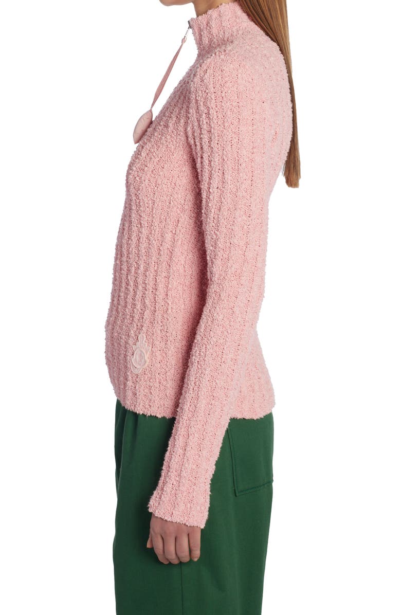 Moncler Genius x JW Anderson Bouclé Quarter Zip Pullover, Alternate, color,
