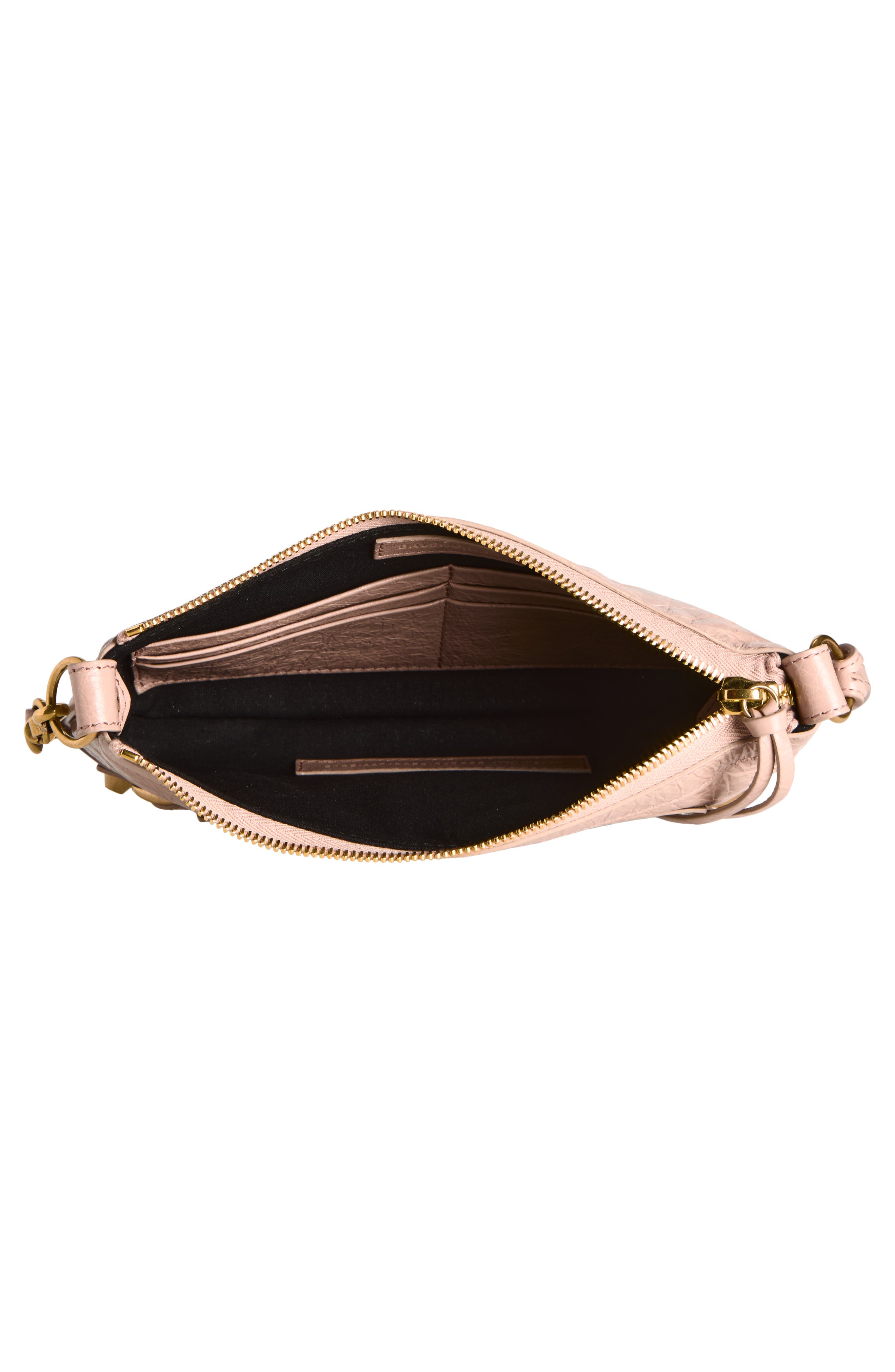 Balenciaga Le City Leather Pouch on a Strap, Alternate, color, 5833 Blush