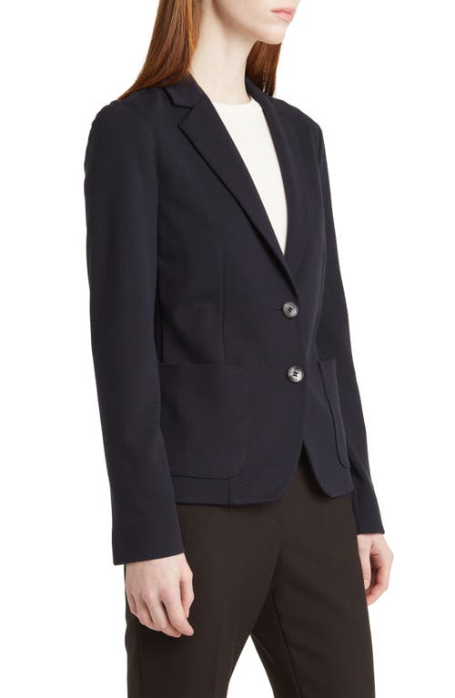 Hugo Boss Juleah Virgin Wool Blazer In Sky Captain