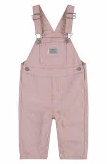 Levi's Railroad Stripe Cotton Overalls