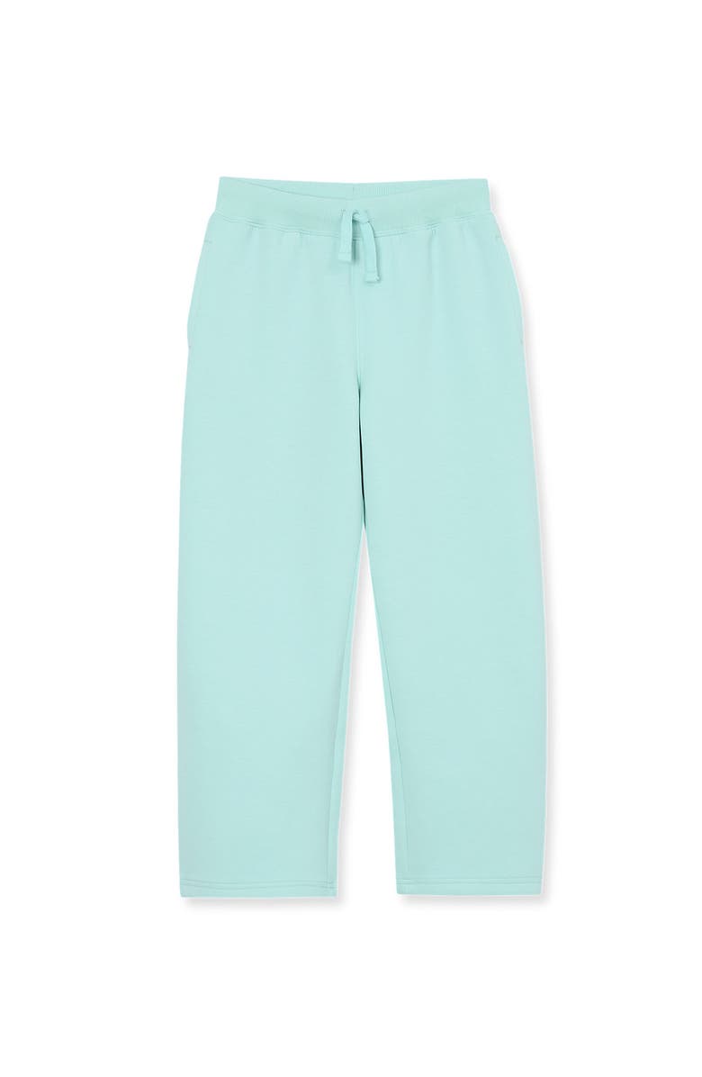 Lands' End Girls Plus Wide Leg Knit Pants, Main, color, Aruba Blue