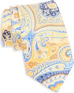 Robert Graham Paisley Floral Silk Tie