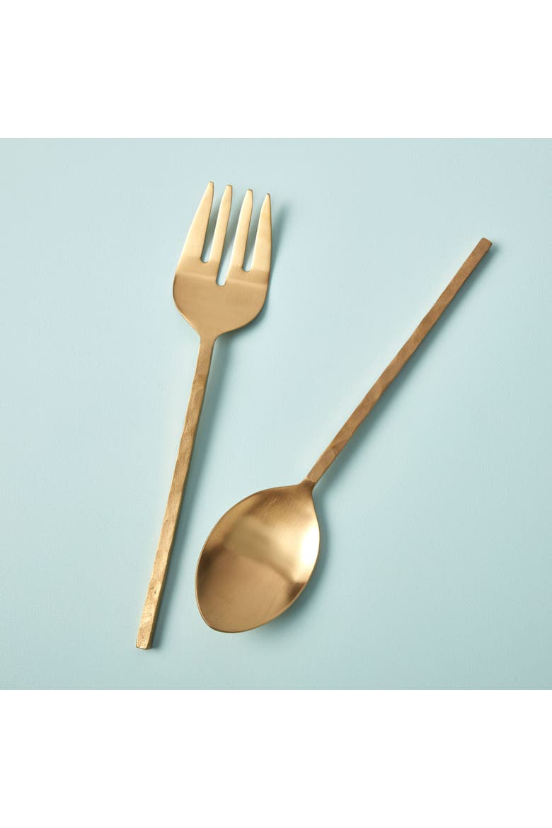 Azura Serving Set, Alternate, color, Gold