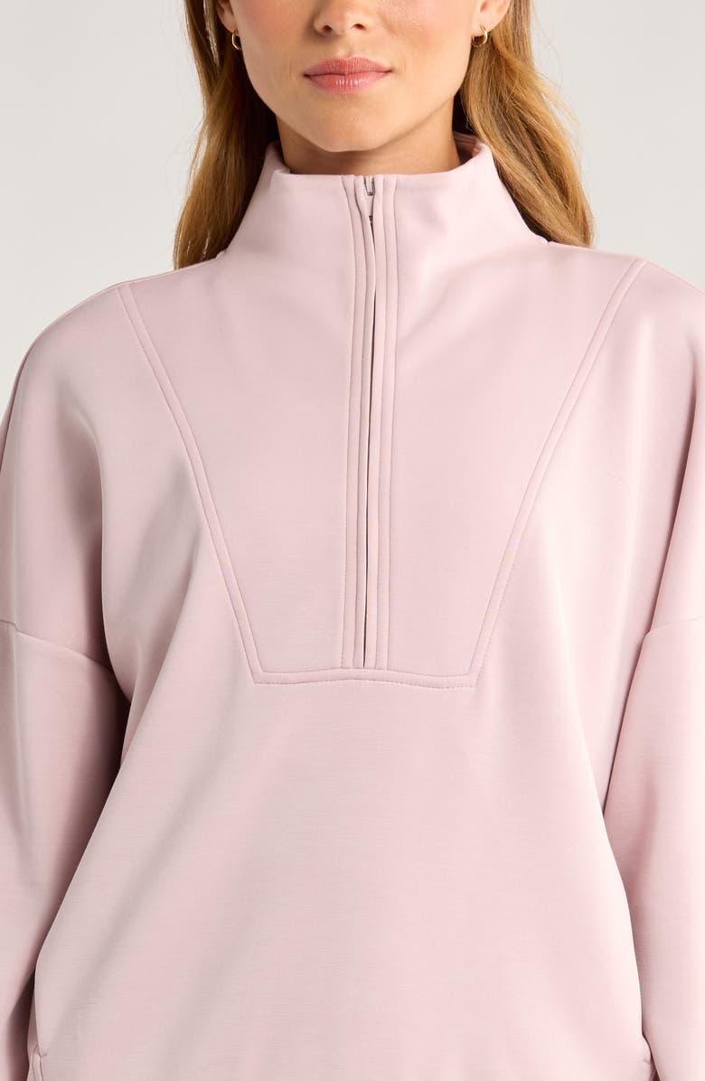 Zella Ultrasoft Half Zip Pullover, Alternate, color, Purple Lilac