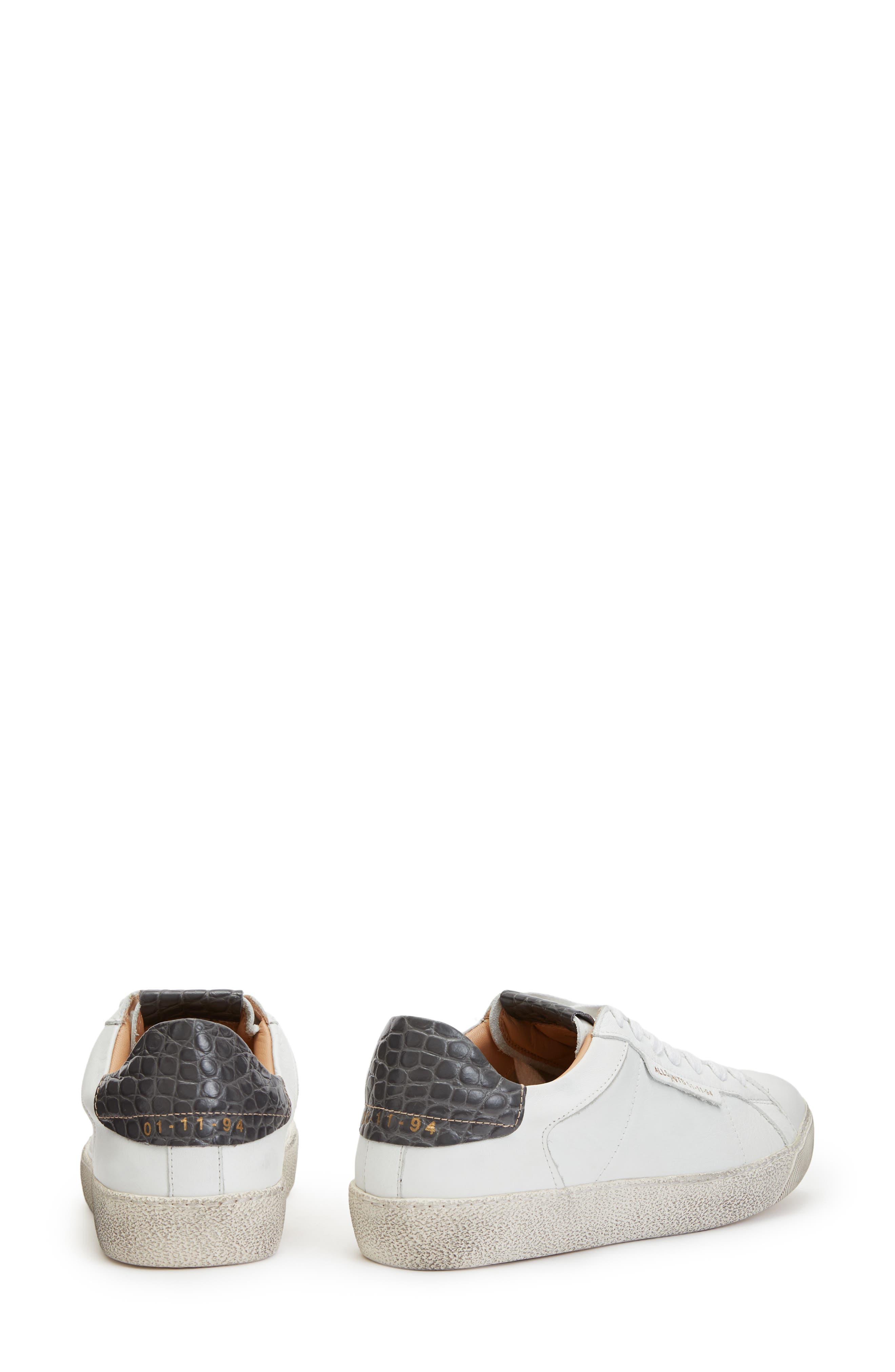 Sheer Low Top Sneaker, Alternate, color, WHITE/ GREY